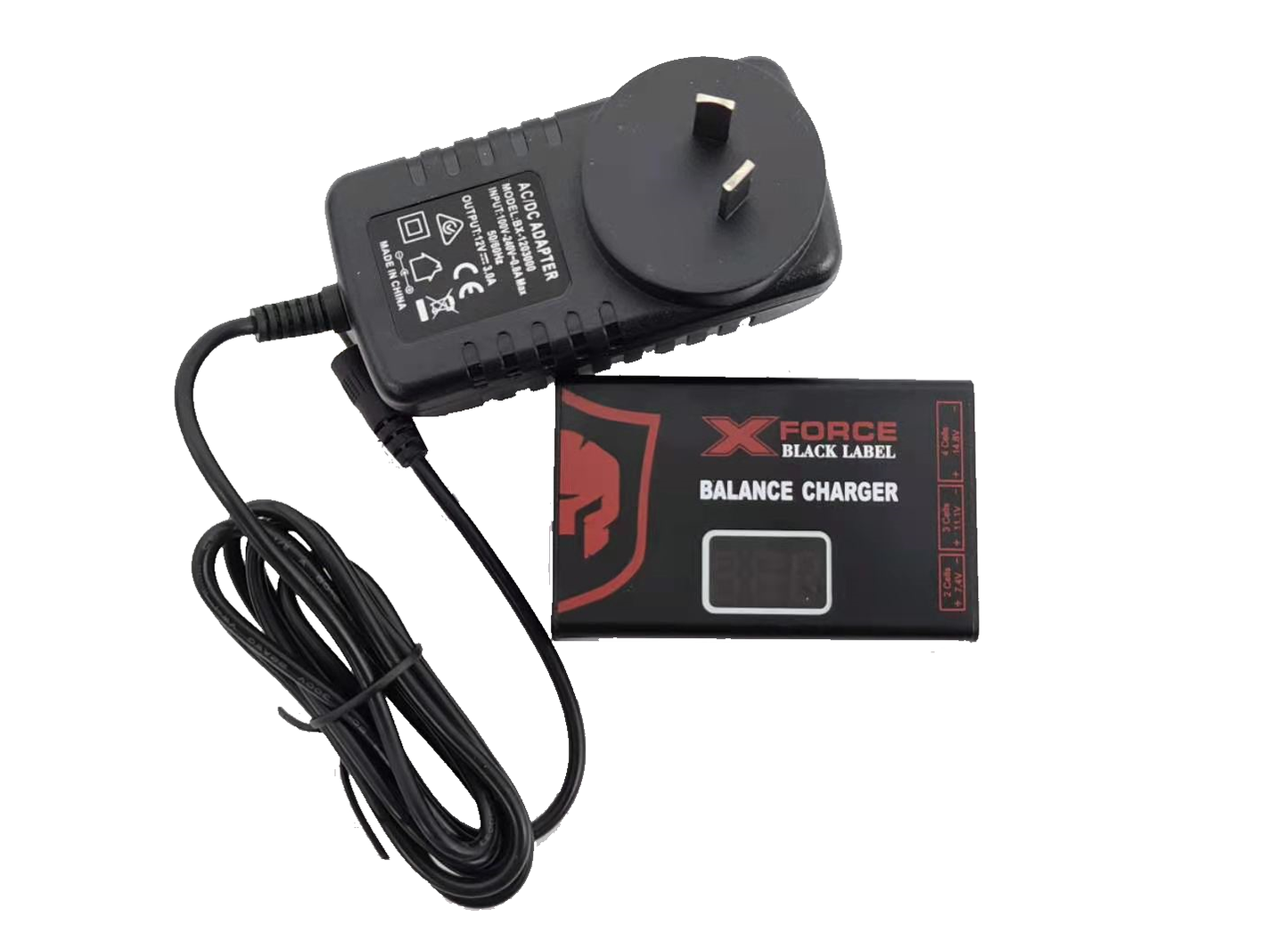 X-Force Black Label Battery Balance Charger & Voltage Detector