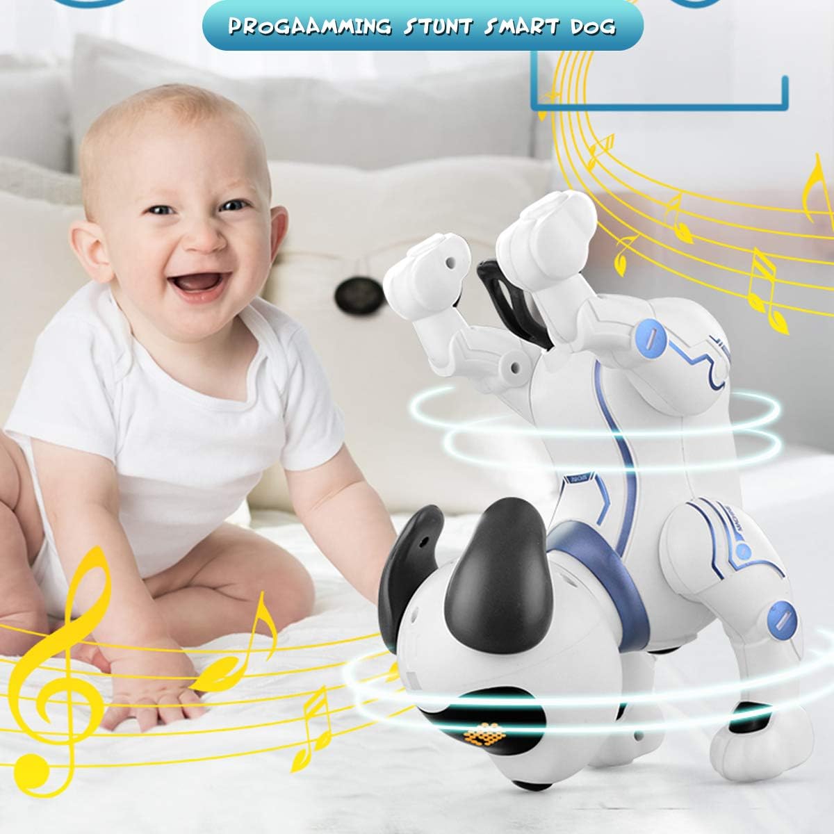 Remote Control RC Robotic Stunt Dog